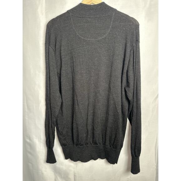Orvis Merino Wool Pullover 1/4 Sweater Pullover Mens‎ sz L Outdoors Cozy Warm - Picture 5 of 9
